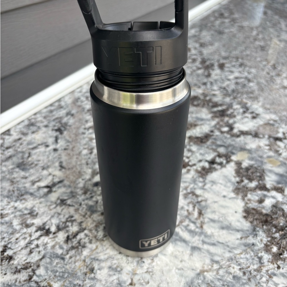 YETI Black Insulated Bottle